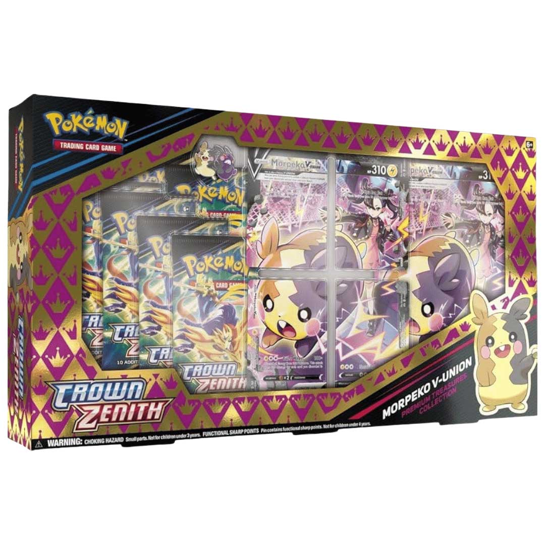 Pokemon Crown Zenith Morpeko V-UNION Premium Treasures Collection Box