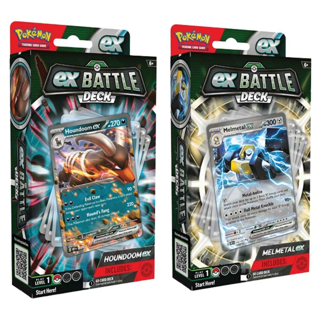 Pokemon EX Battle Deck: Melmetal EX & Houndoom EX Deck Box 