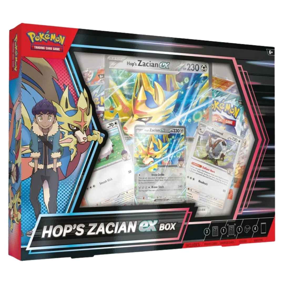 Pokemon Hop's Zacian ex Box