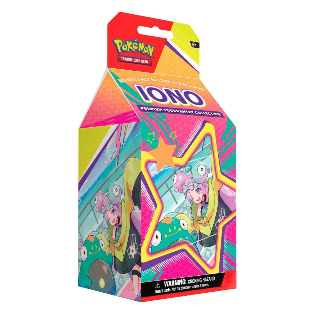 Pokemon Iono Premium Tournament Collection Display