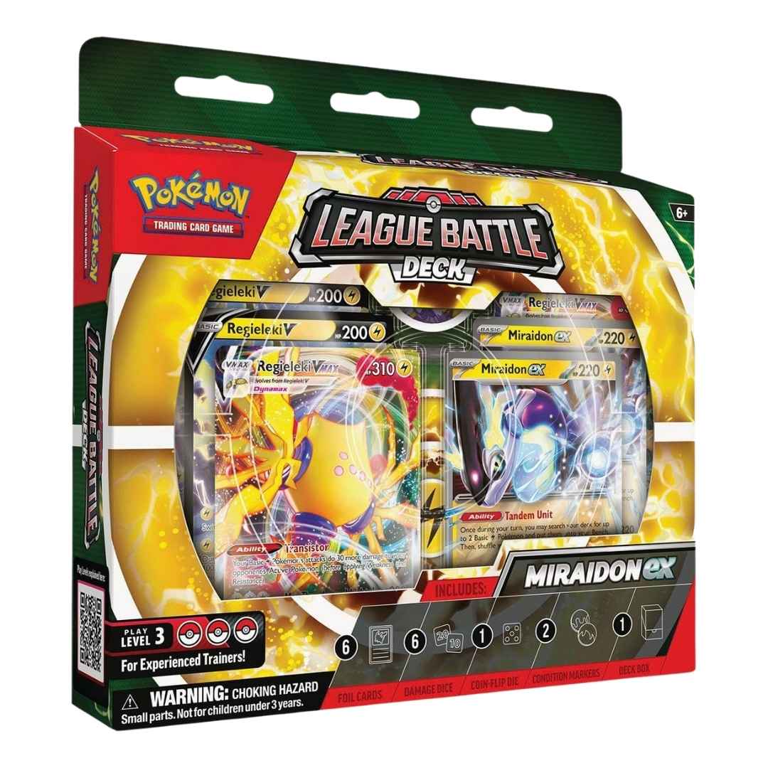 Pokemon: League Battle Deck - Miraidon ex and Regieleki VMAX