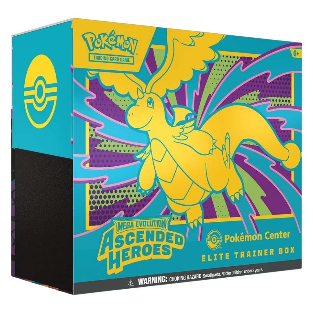 Pokemon Mega Evolution: Ascended Heroes Pokemon Center Exclusive Elite Trainer Box