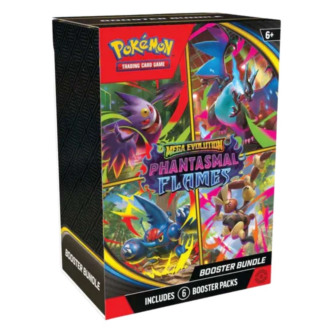 Pokemon Mega Evolution Phantasmal Flames Booster Bundle Box