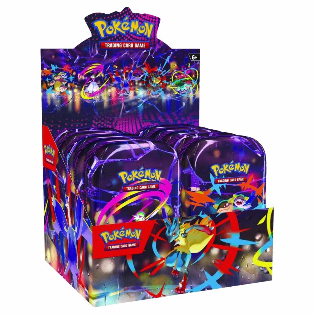 Pokemon Mega Heroes Mini Tin Display