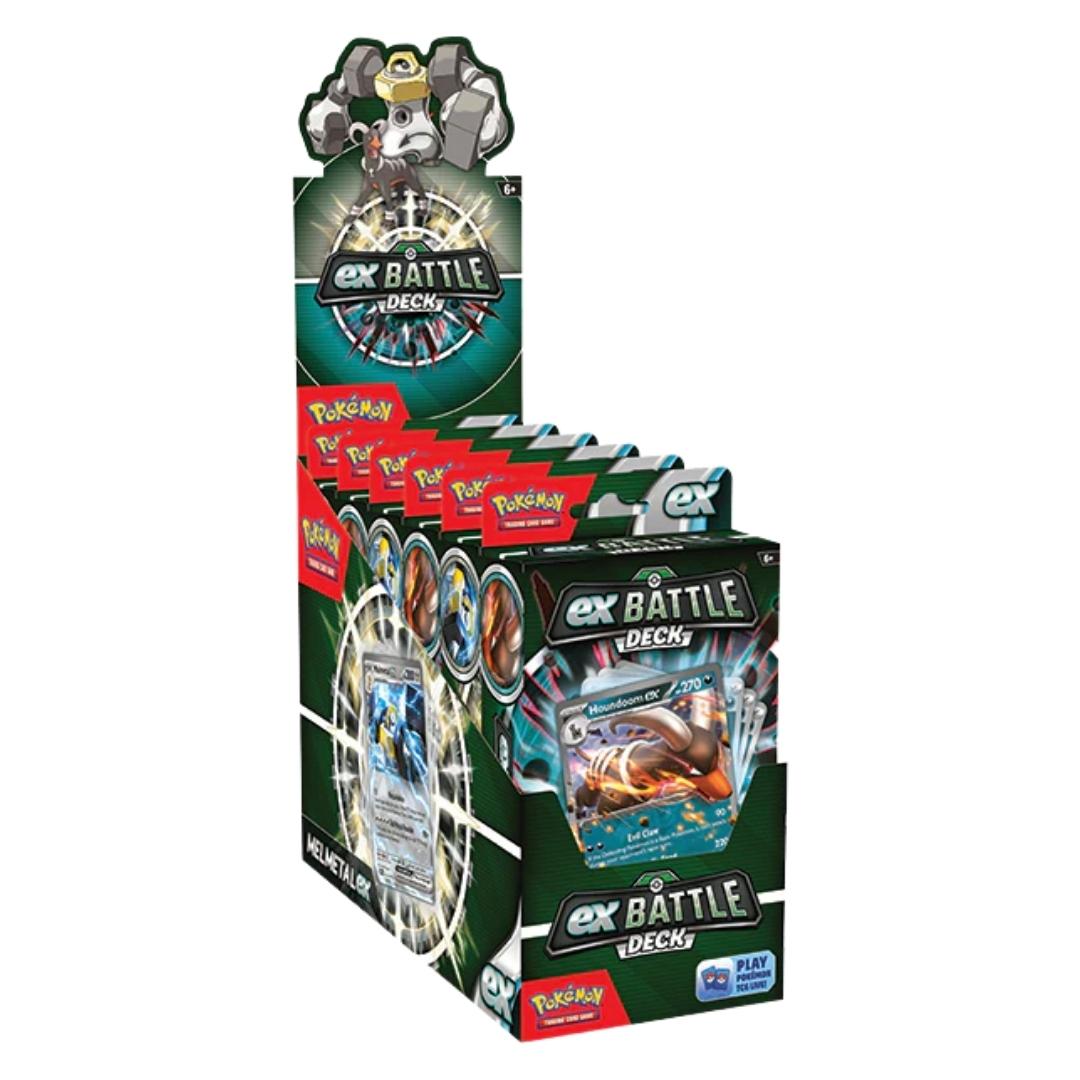 Pokemon Melmetal & Houndoom ex Battle Deck Display