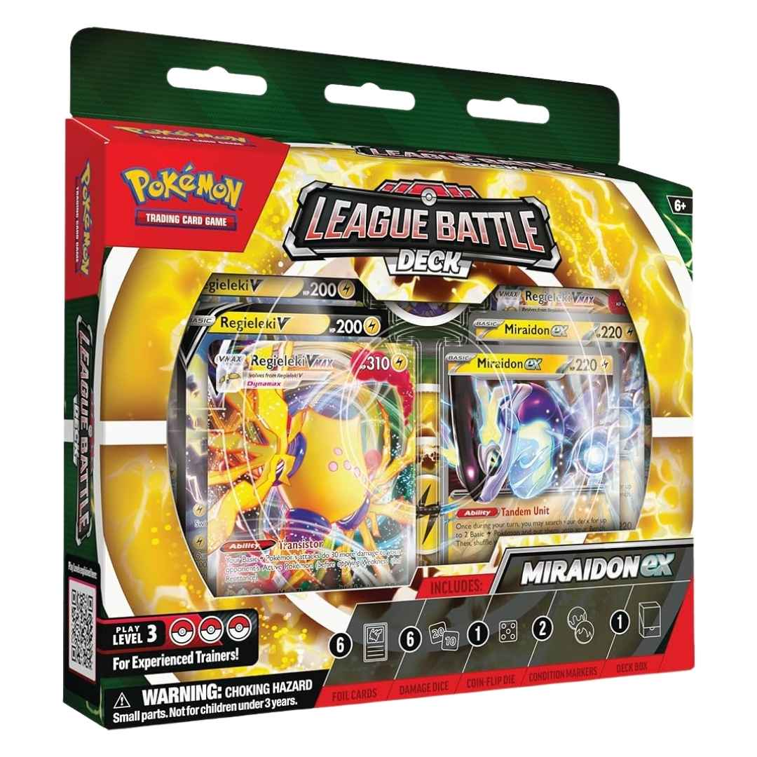 Pokemon Miraidon EX League Battle Deck Box