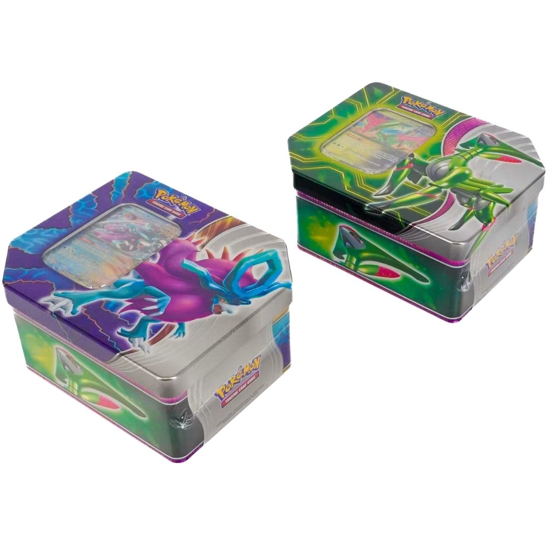 Pokemon Paradox Clash (Walking Wake ex / Iron Leaves ex) Tin