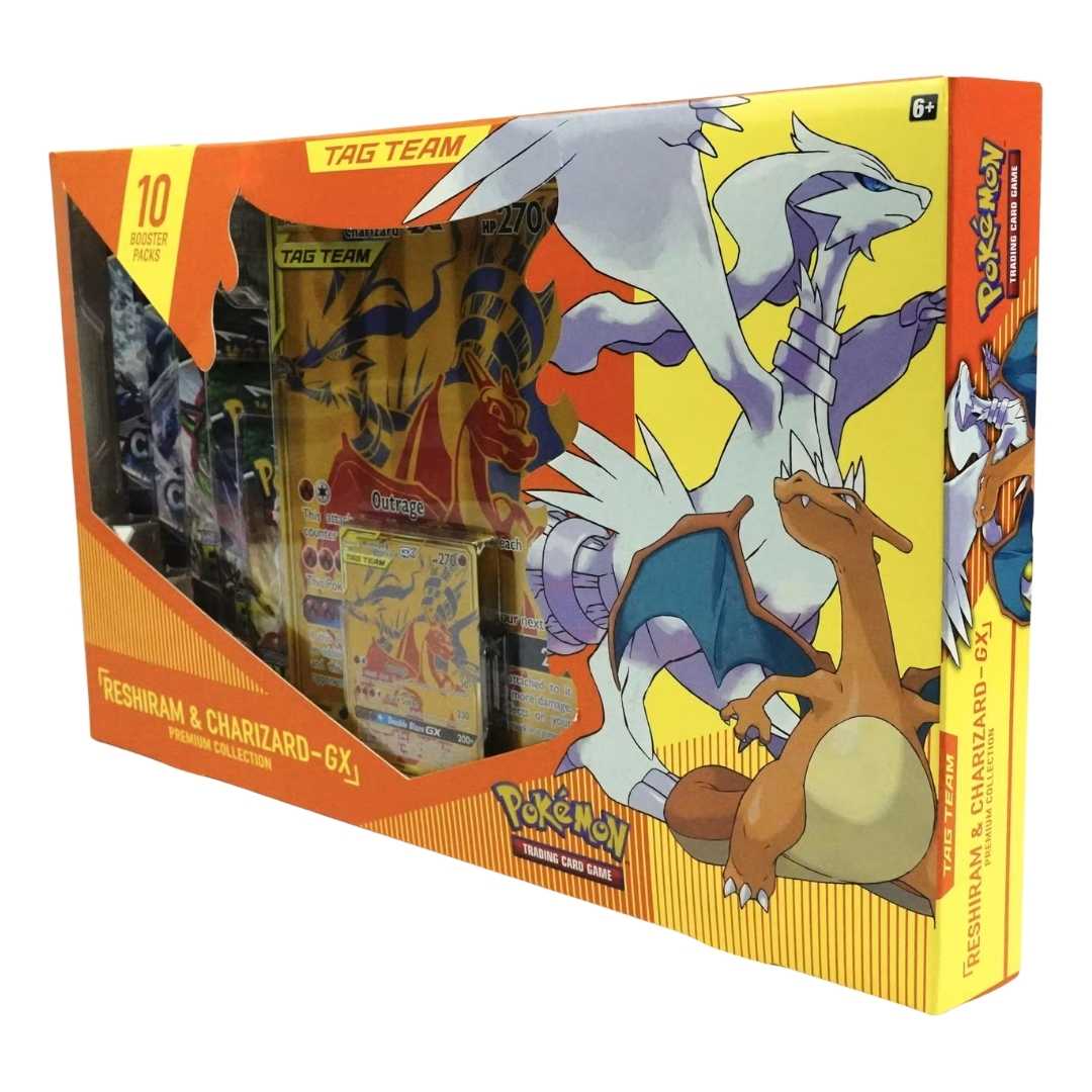 Pokemon Reshiram & Charizard GX Premium Collection Box