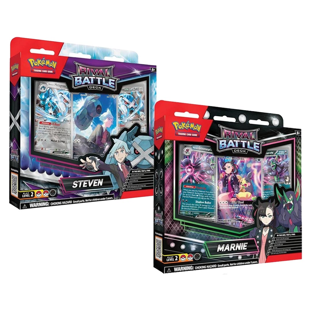 Pokemon Rival Battle 2-Deck Lot - Marnie & Steven