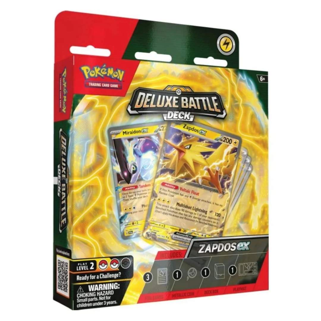 Pokemon Scarlet and Violet: Zapdos EX Deluxe Battle Deck
