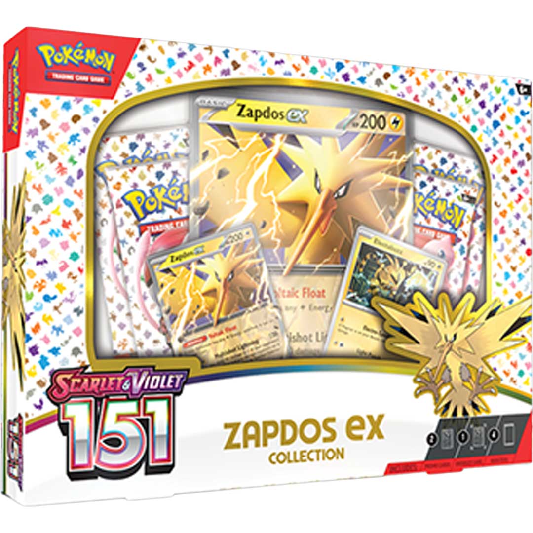Pokemon Scarlet & Violet 151 Zapdos EX Collection Box