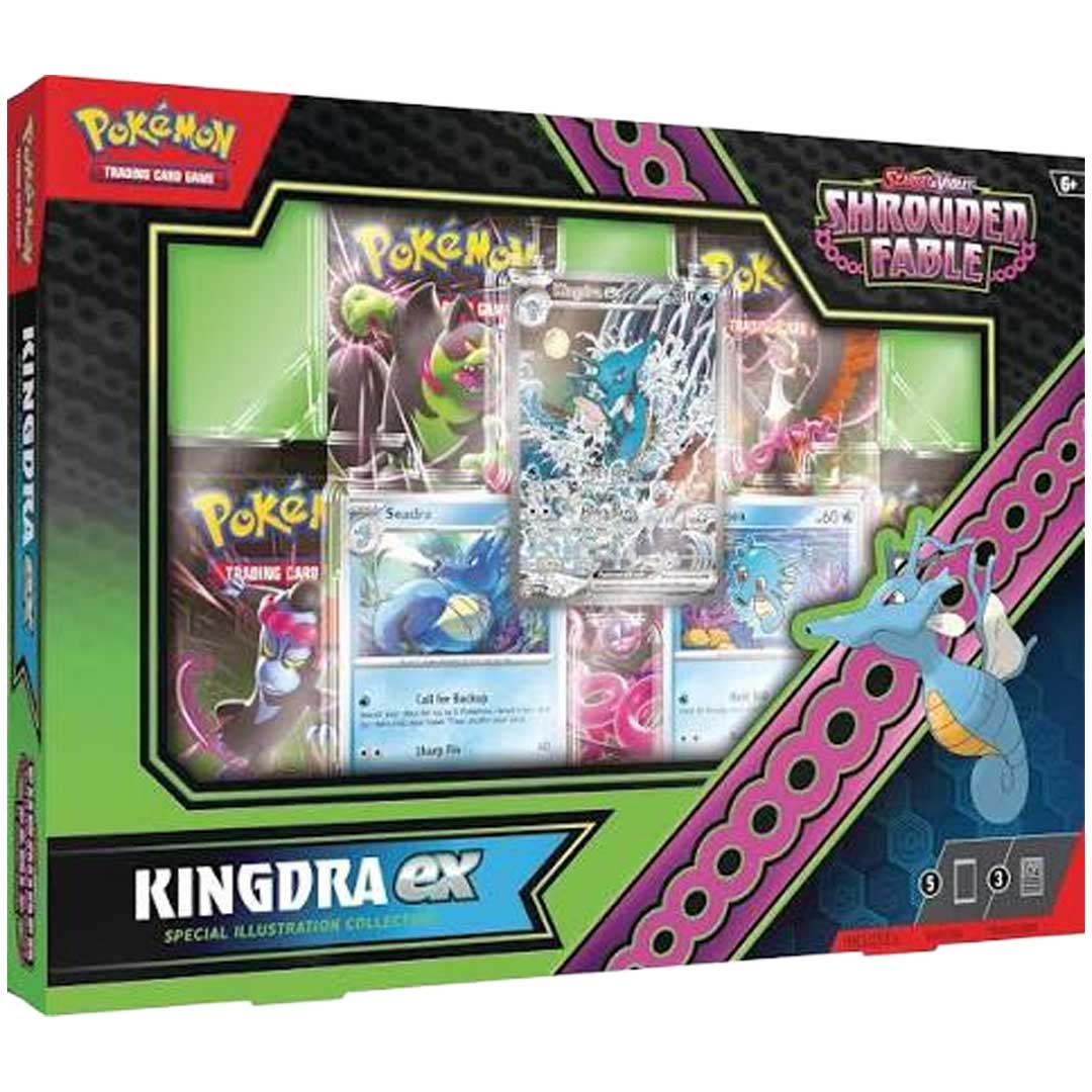 Pokemon Scarlet & Violet 6.5 Shrouded Fable Kingdra ex & Greninja ex Special Illustration Collection Box