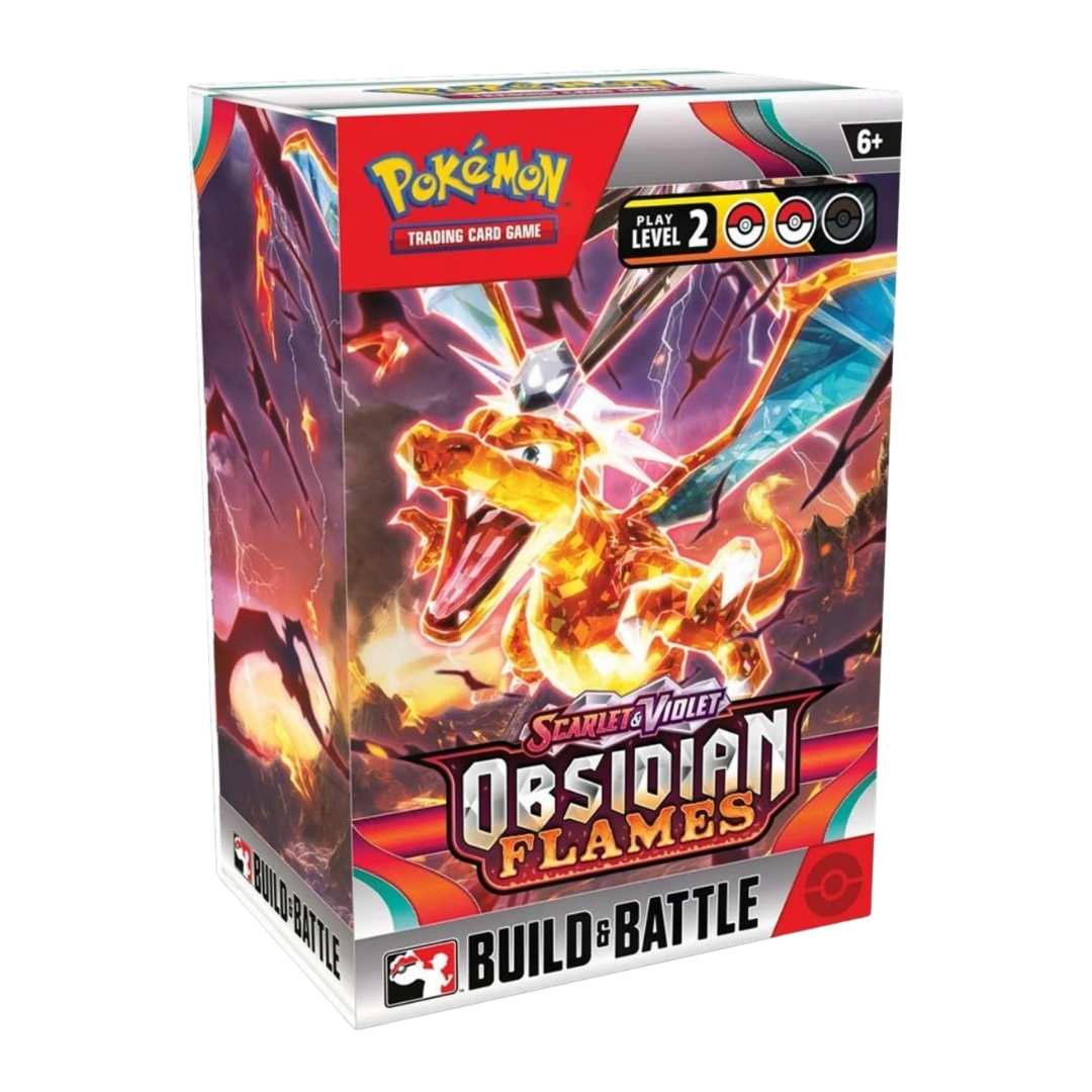 Pokemon Scarlet & Violet Obsidian Flames Build & Battle Deck Box