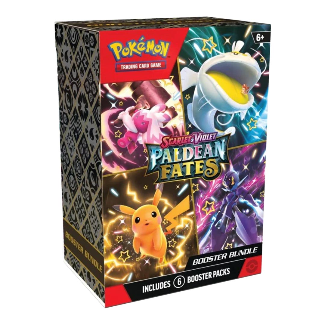  Pokemon Scarlet & Violet Paldean Fates Booster Bundle Box