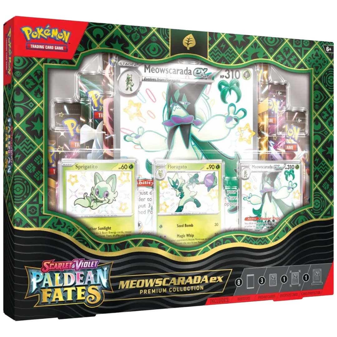  Pokemon Scarlet & Violet Paldean Fates EX Premium Collection Box