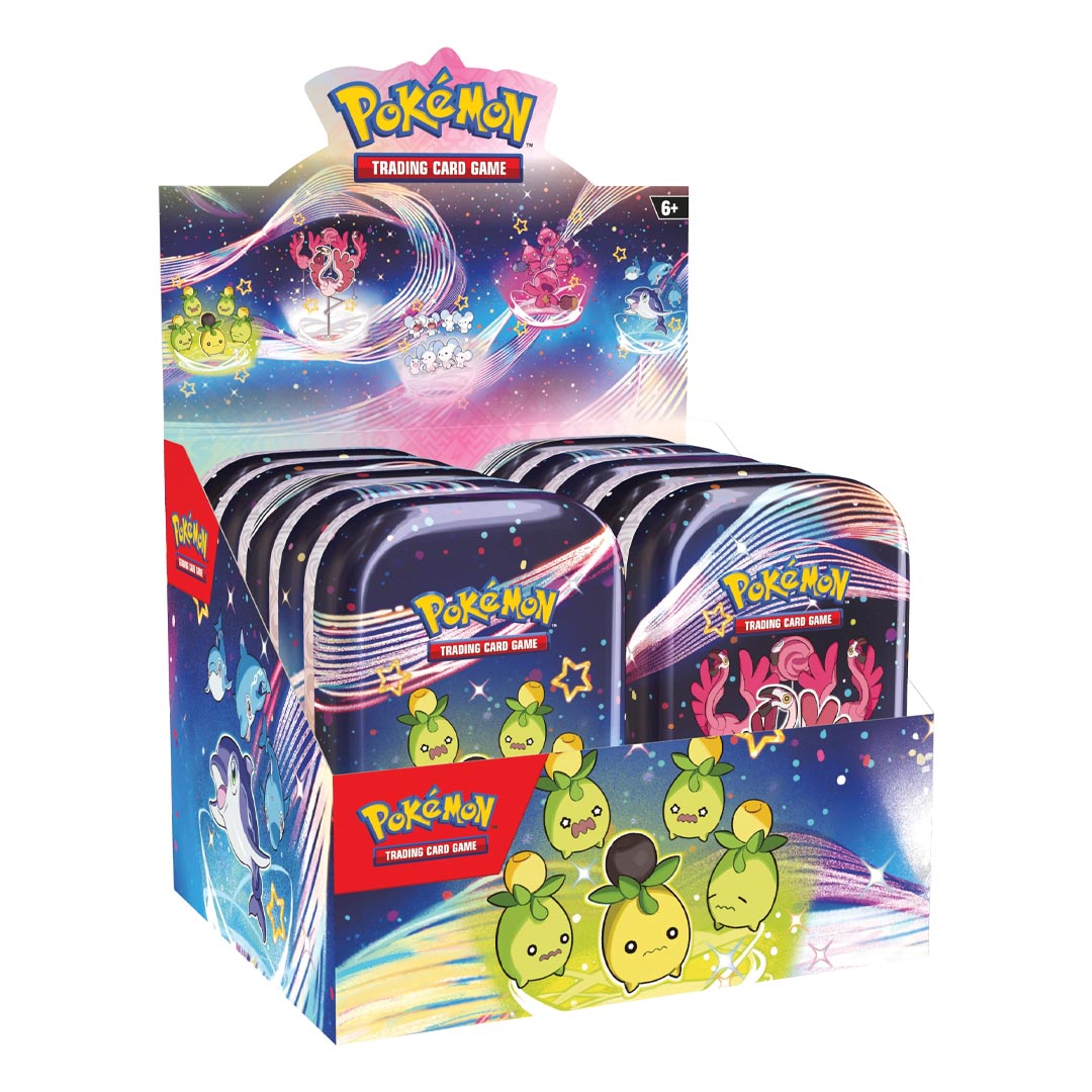 Pokemon Scarlet & Violet Paldean Fates Mini Tin - 10 Tin Box