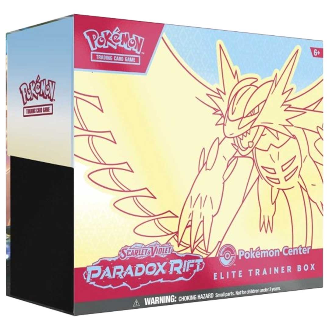 Pokemon Scarlet & Violet: Paradox Rift Roaring Moon Pokemon Center Elite Trainer Box