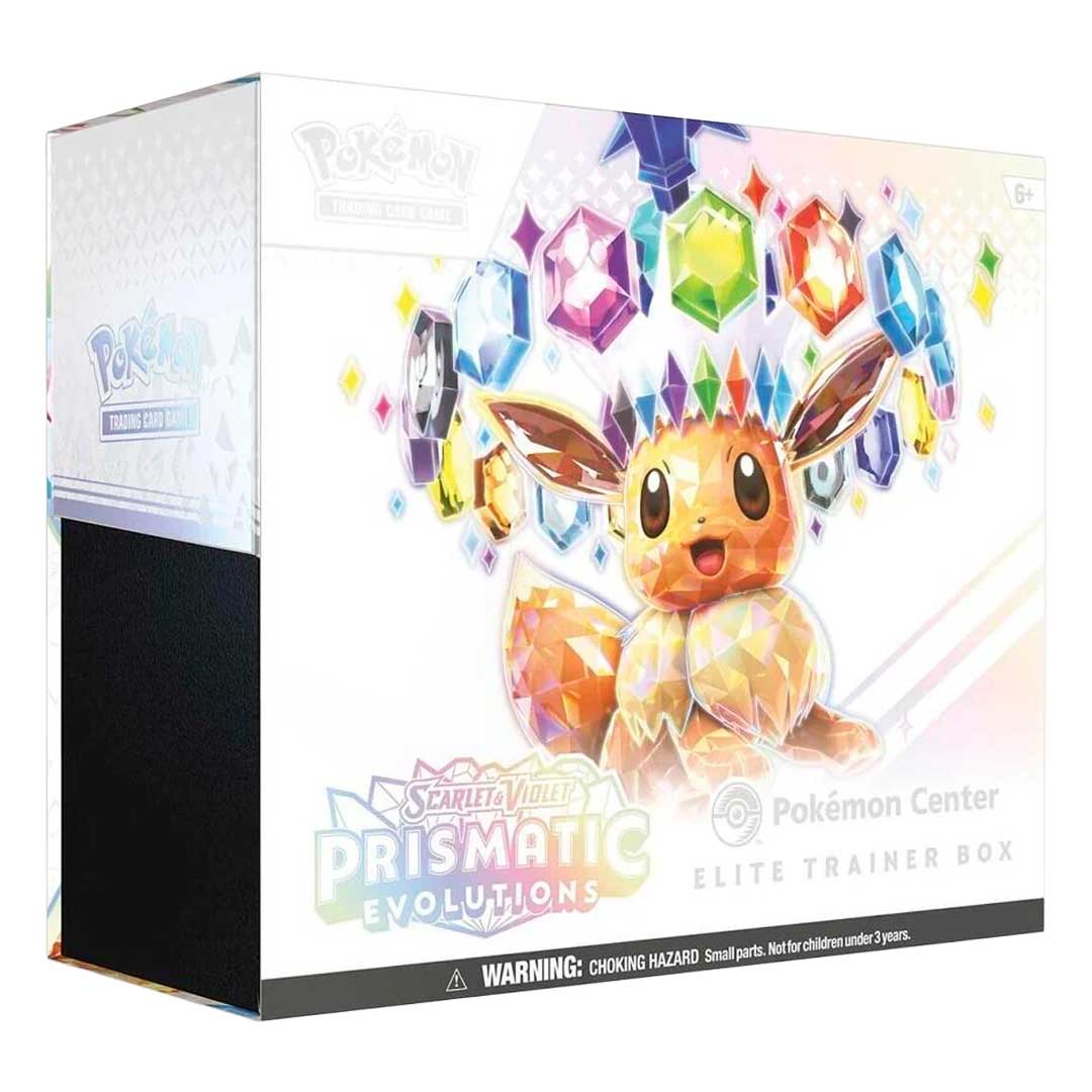 Pokemon Scarlet & Violet Prismatic Evolutions Pokemon Center Elite Trainer Box
