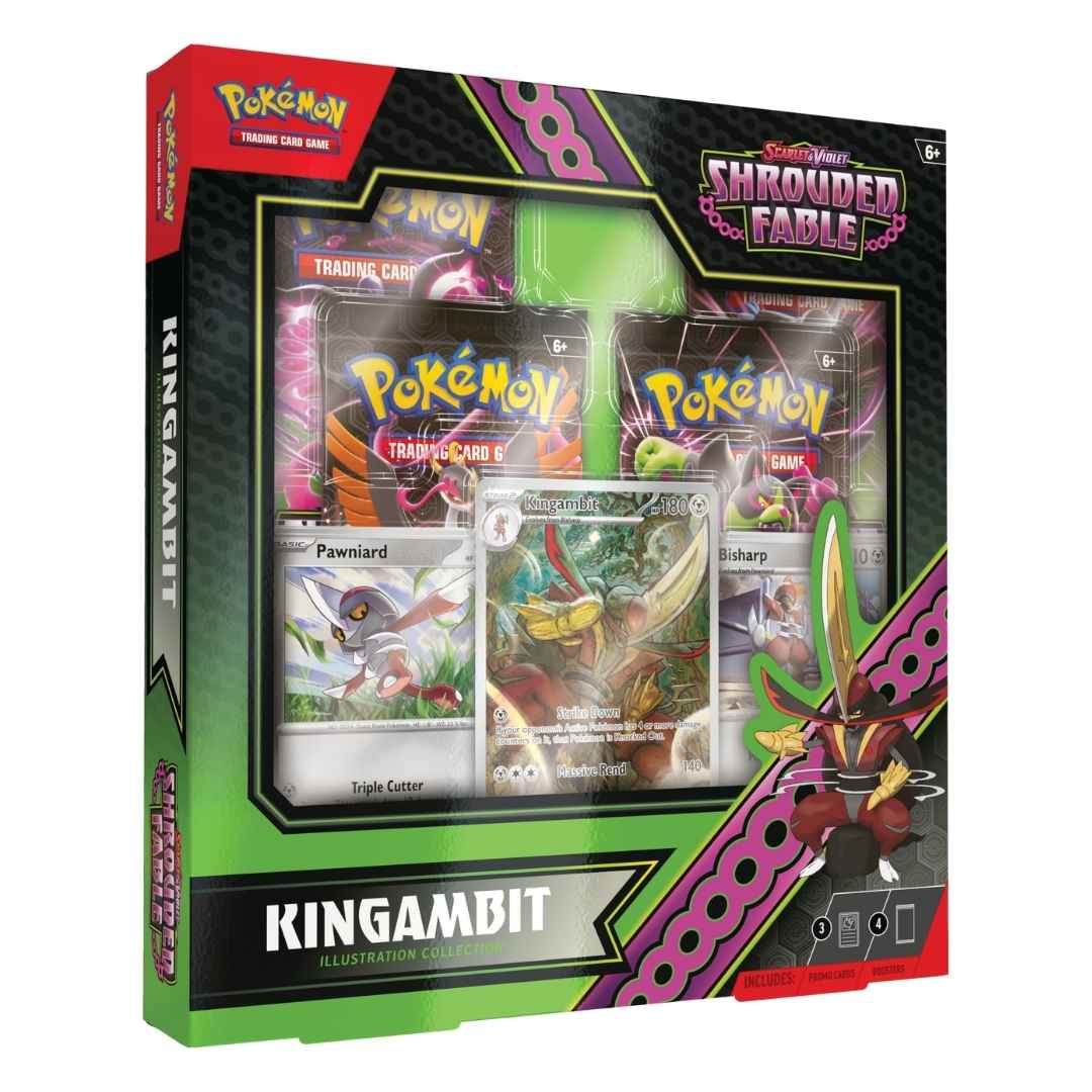 Pokemon Scarlet & Violet Shrouded Fable Kingambit Illustration Collection Box