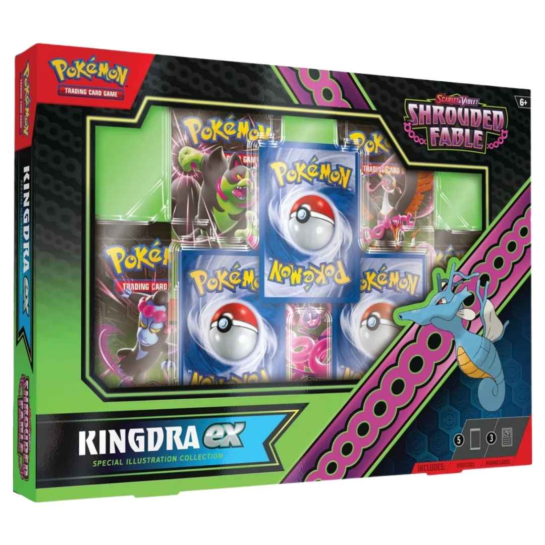 Pokemon Scarlet & Violet Shrouded Fable Kingdra ex & Greninja ex Special Illustration Collection