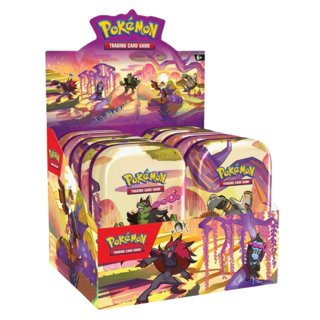 Pokemon Scarlet & Violet Shrouded Fable Mini Tin Display