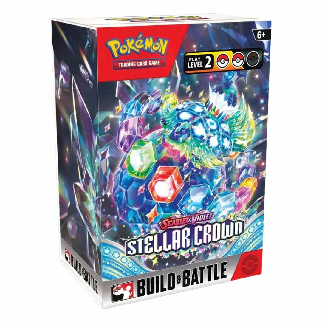 Pokemon Scarlet & Violet Stellar Crown Build & Battle Deck Box
