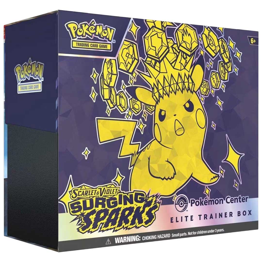 Pokemon Scarlet & Violet: Surging Sparks Pokemon Center Exclusive Elite Trainer Box