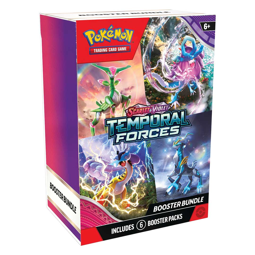 Pokemon Scarlet & Violet Temporal Forces Booster Bundle Box