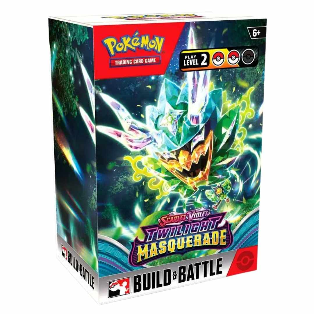 Pokemon Scarlet & Violet Twilight Masquerade Build & Battle Deck Box