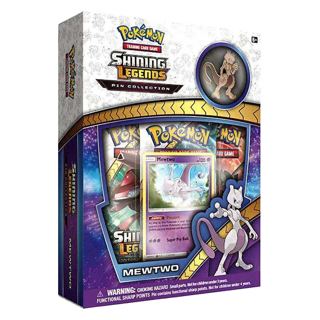 Pokemon Shining Legends Mewtwo Pin Collection Box