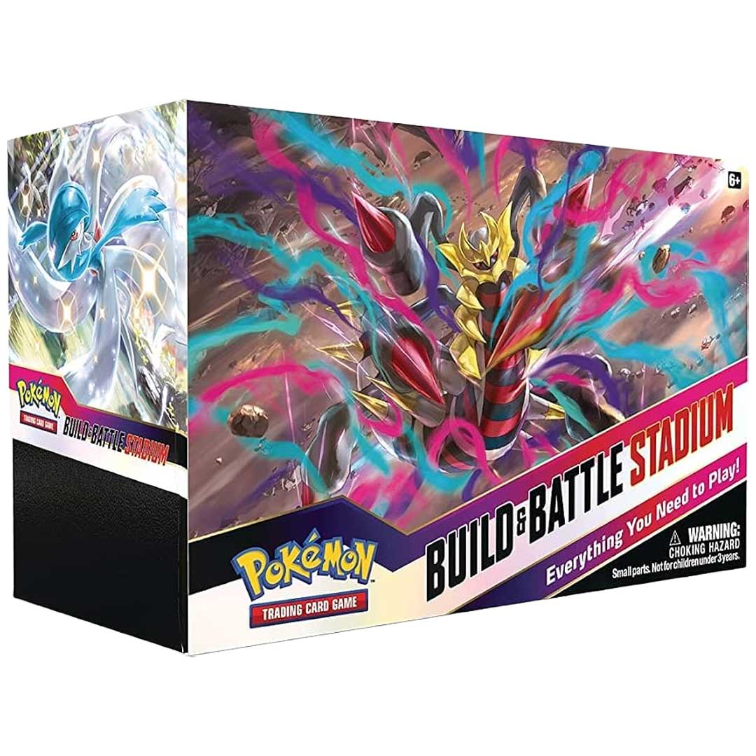 Pokemon Sword & Shield Lost Origin Build & Battle Stadium Box
