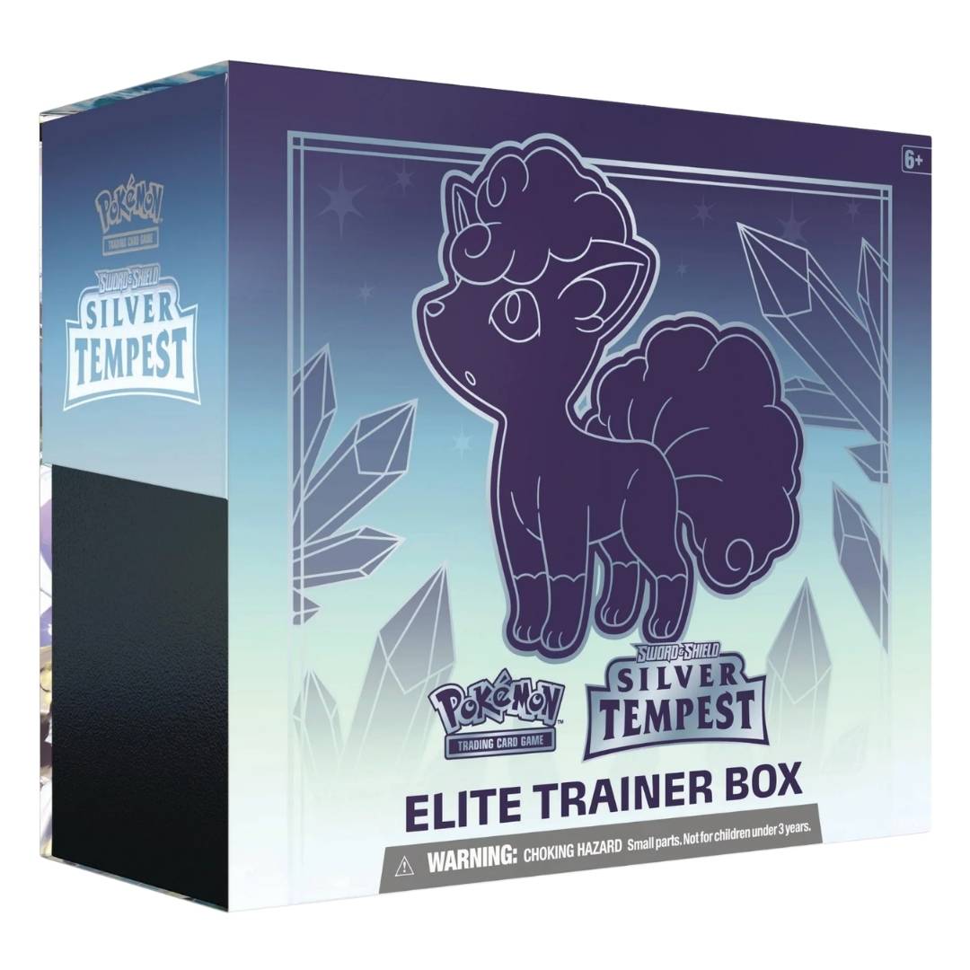 Pokemon Sword & Shield Silver Tempest Elite Trainer Box