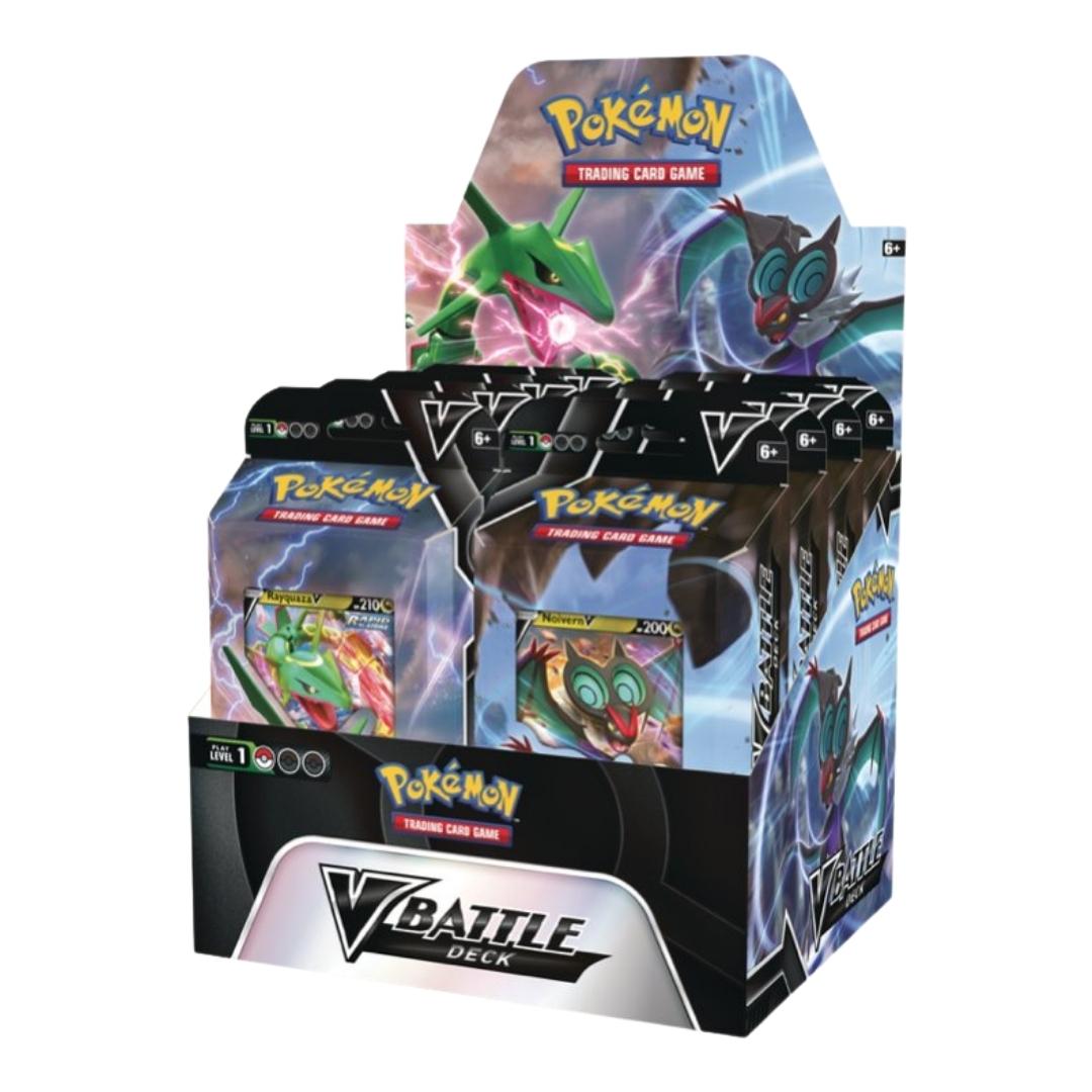 Pokemon V Battle Decks: Rayquaza V and Noivern V Display Box