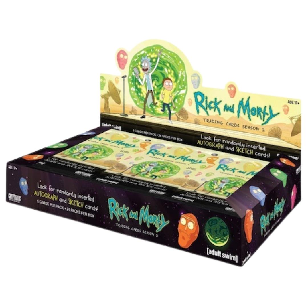 Rick & Morty Season 2 Trading Cards (Cryptozoic)-Box