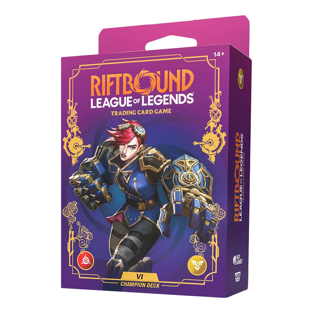  Riftbound: League of Legends Trading Card Game Unleashed Vi Champion Deck