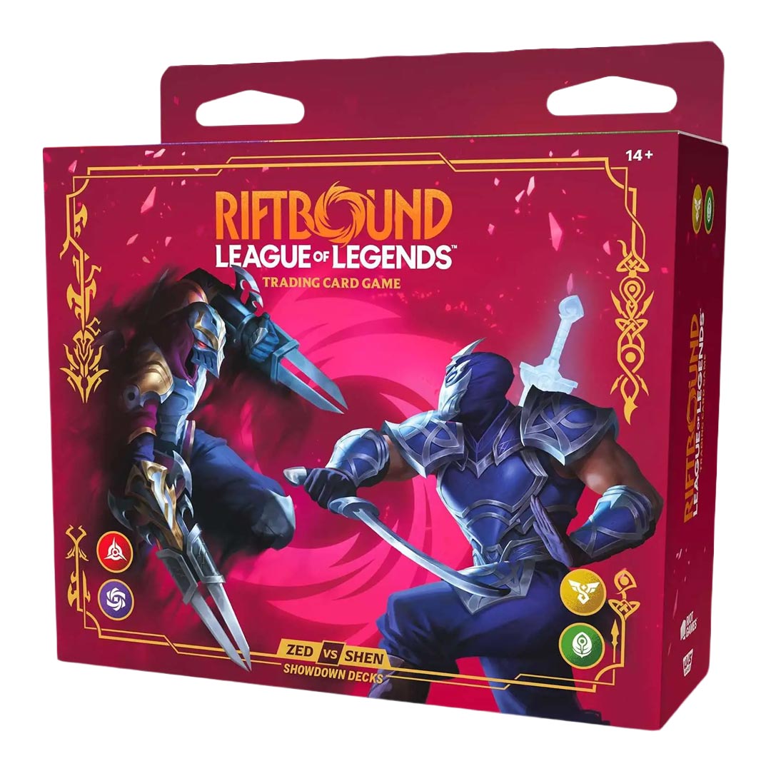 Riftbound: League of Legends Trading Card Game Vendetta Zed vs. Shen Showdown Deck Set