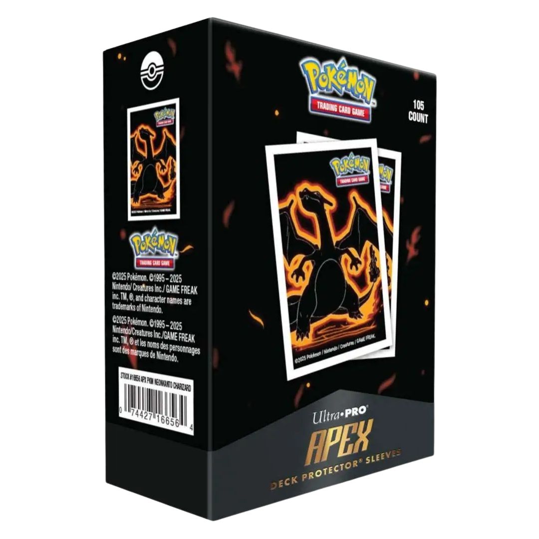 Ultra Pro Pokemon Neon Kanto Apex Charizard Deck Protectors