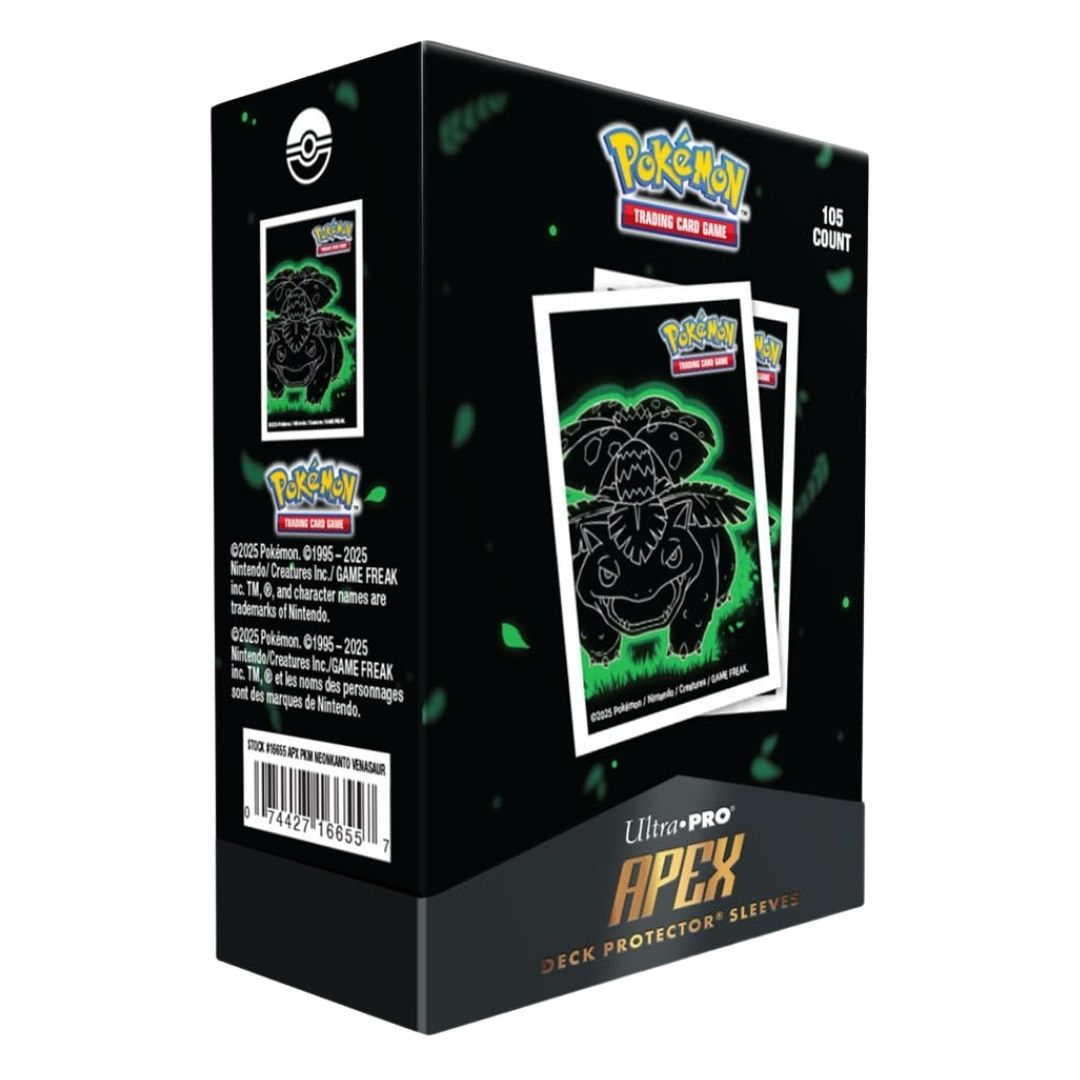 Ultra Pro Pokemon Neon Kanto Apex Venusaur Deck Protectors